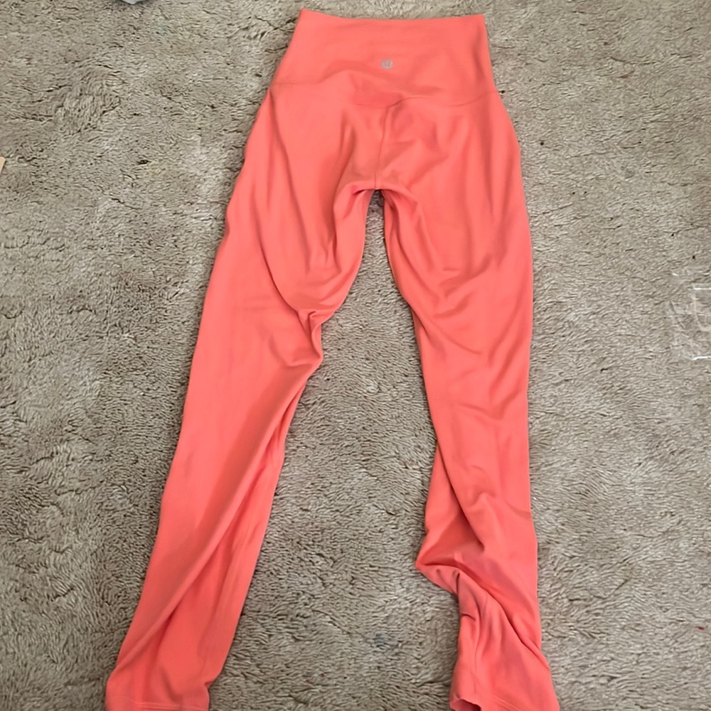 Raspberry cream lululemon align leggings